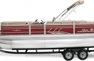 2023 Suntracker Party Barge 22 RF XP3, Exclusive Auto Marine, ponton boat, power boat, outboard motor, mercury marine 