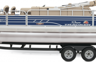 2023 Suntracker Fishin' Barge 20 DLX, Exclusive Auto Marine, fishing pontoon boat, power boat, outboard motors, mercury marine