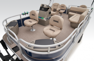 pontoon boat, 2024 Bass Buggy 18 DLX, Exclusive Auto Marine, power boat, outboard motors, Mercury Marine