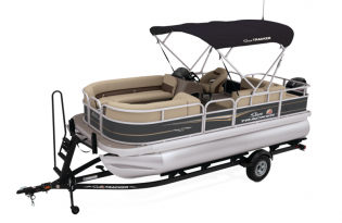 2023 Suntracker Party Barge 18 DLX, Exclusive Auto Marine, pontoon boat, power boat, outboard motors, mercury marine