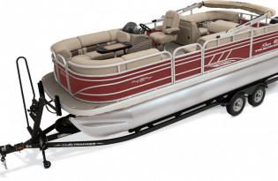 2023 Suntracker Party Barge 22 RF XP3, Exclusive Auto Marine, ponton boat, power boat, outboard motor, mercury marine 