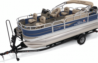 pontoon boat, 2024 Bass Buggy 18 DLX, Exclusive Auto Marine, power boat, outboard motors, Mercury Marine