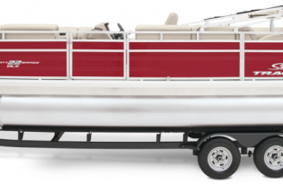 pontoon boat, 2024 Sun Tracker Party Barge 22 RF DLX, power boat, outboard motors, Mercury Marine