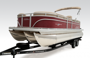 pontoon boat, 2024 Sun Tracker Party Barge 22 XP3, power boat, outboard motors, Mercury Marine